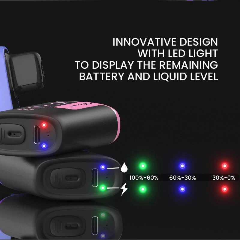 Vape 10000 Puffs Flow Indicator Batareya va elektron suyuqlik